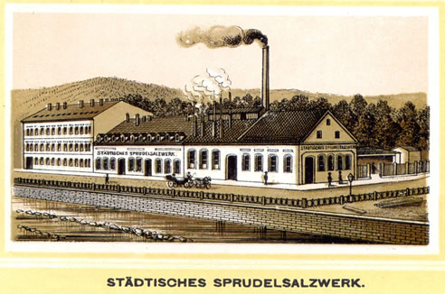 Solivárna a Vřídlo 1878